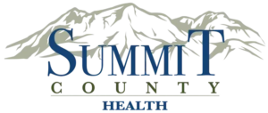 Summit County Health logo with mountain silhouette